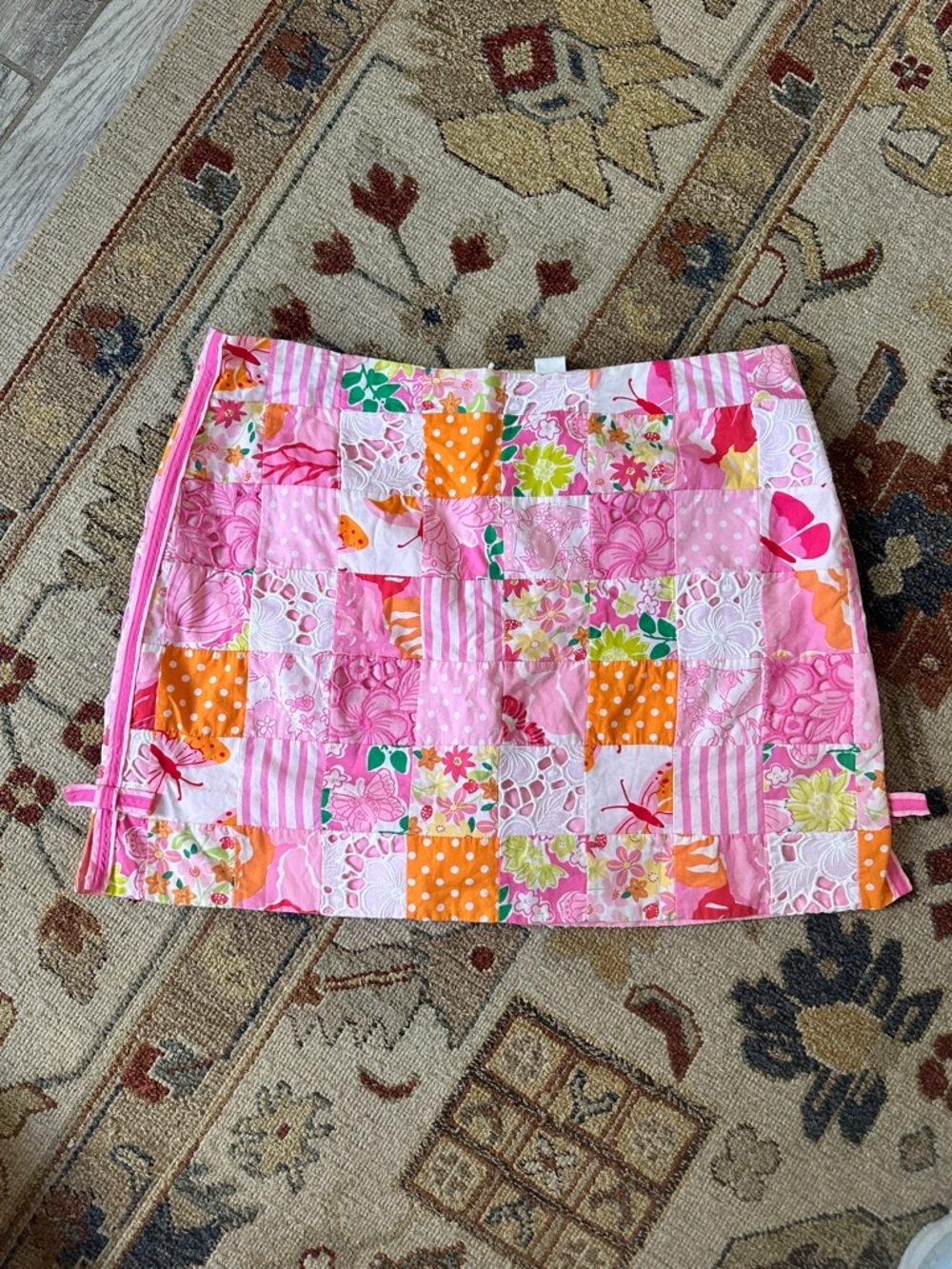 Vintage Lilly Pulitzer Pink Pattern Skirt sz 12